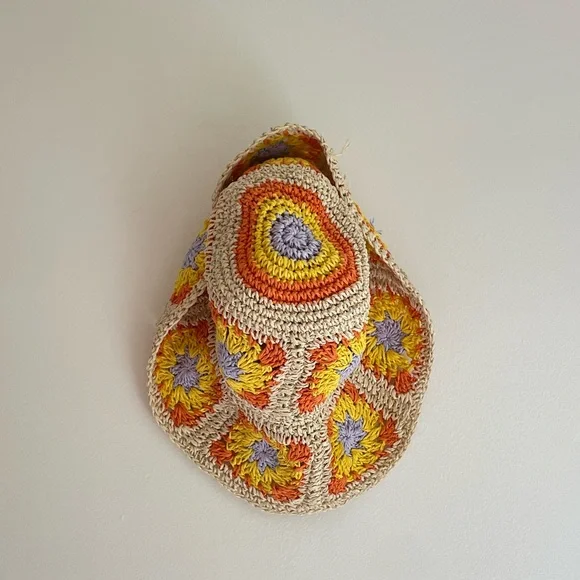 SOLD Raffia Bucket Hat - Picture 2 of 3